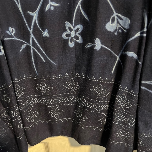 BLUE Sarong. Purchased in India. One size. - Picture 2 of 5